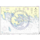 NOAA Nautical Chart 14885: Les Cheneaux Islands